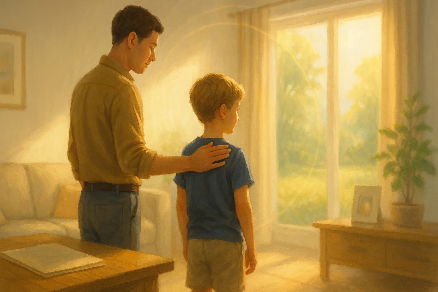 Father with son. Featured photo to visualize Can a Life Insurance Beneficiary Be a Minor?