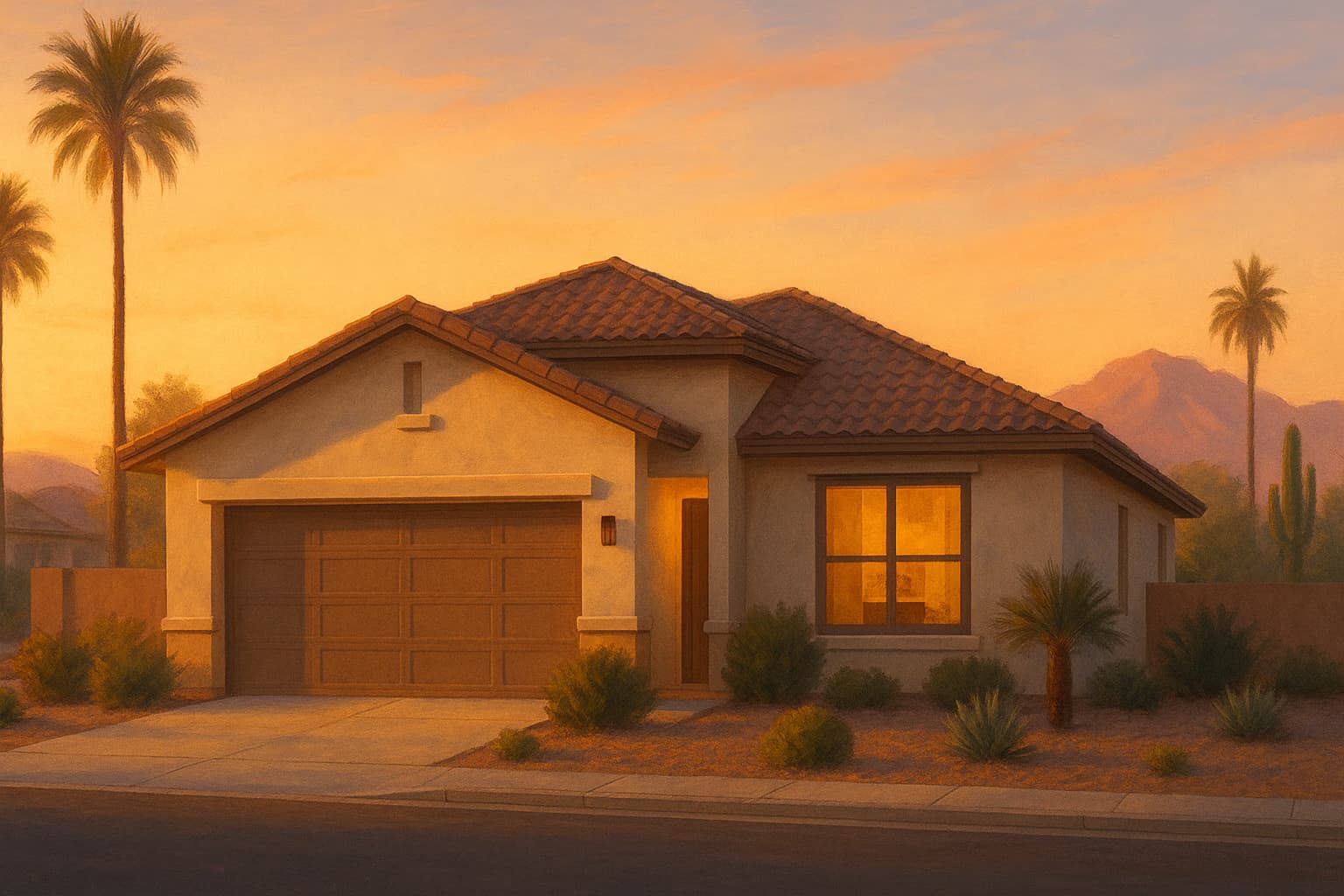 Image of a house in Phoenix, Arizona. Used to depict Do You Need Mortgage Protection Insurance in Arizona?